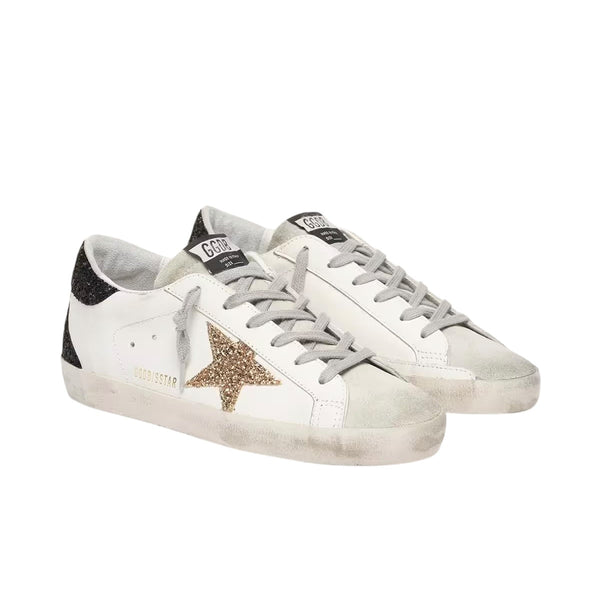 Basket Golden Goose Super-Star à Paillettes Noir
