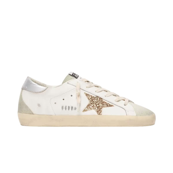 Basket Golden Goose Super-Star à Paillettes Dorées
