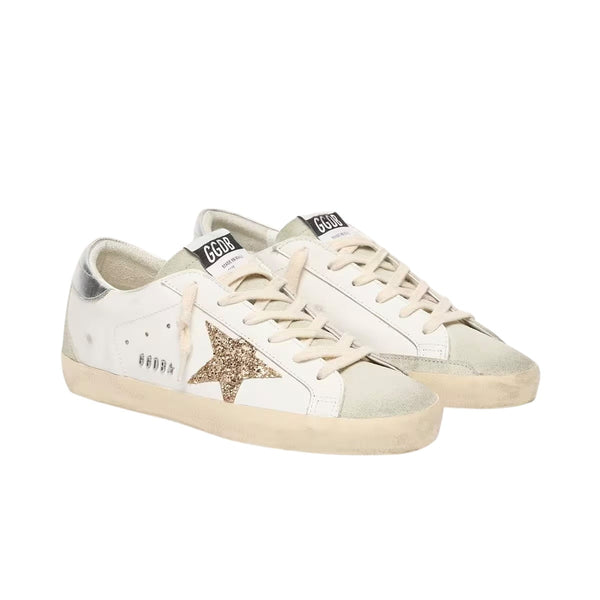 Basket Golden Goose Super-Star à Paillettes Dorées