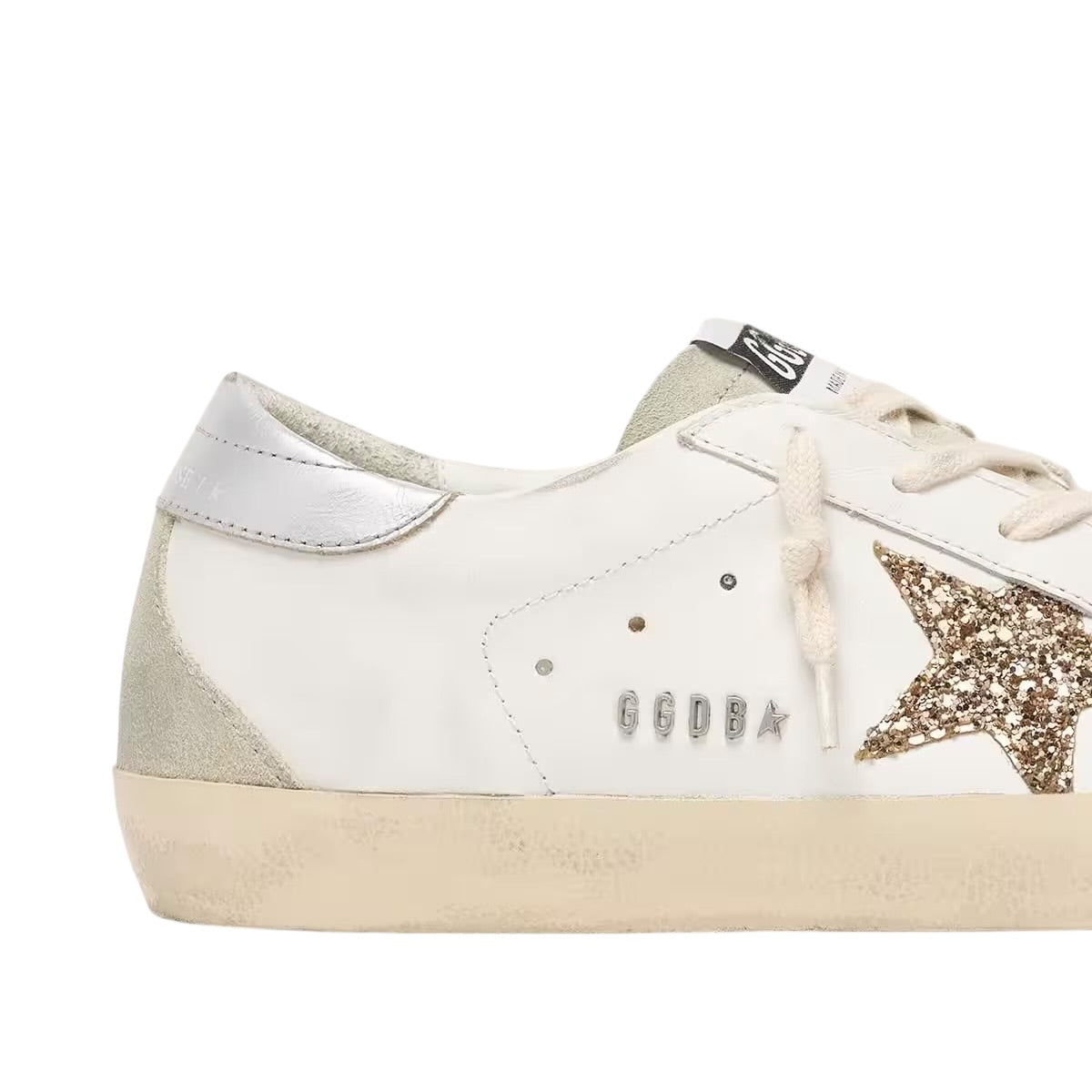 Basket Golden Goose Super-Star à Paillettes Dorées