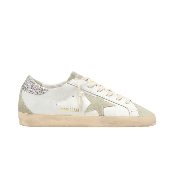 Basket Golden Goose Super-Star à Paillettes Argentées