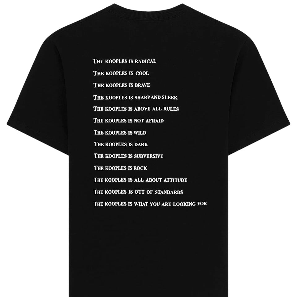 T-shirt The Kooples What Is Noir Strass