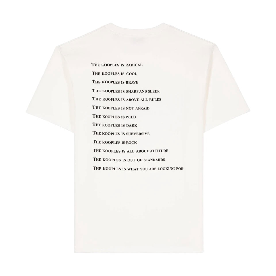 T-shirt The Kooples What Is Blanc Strass