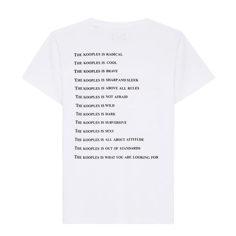 T-shirt The Kooples What Is Blanc