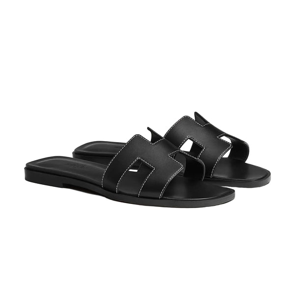 Claquettes Hermès Noires