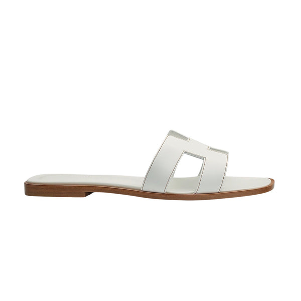 Claquettes Hermès Blanche