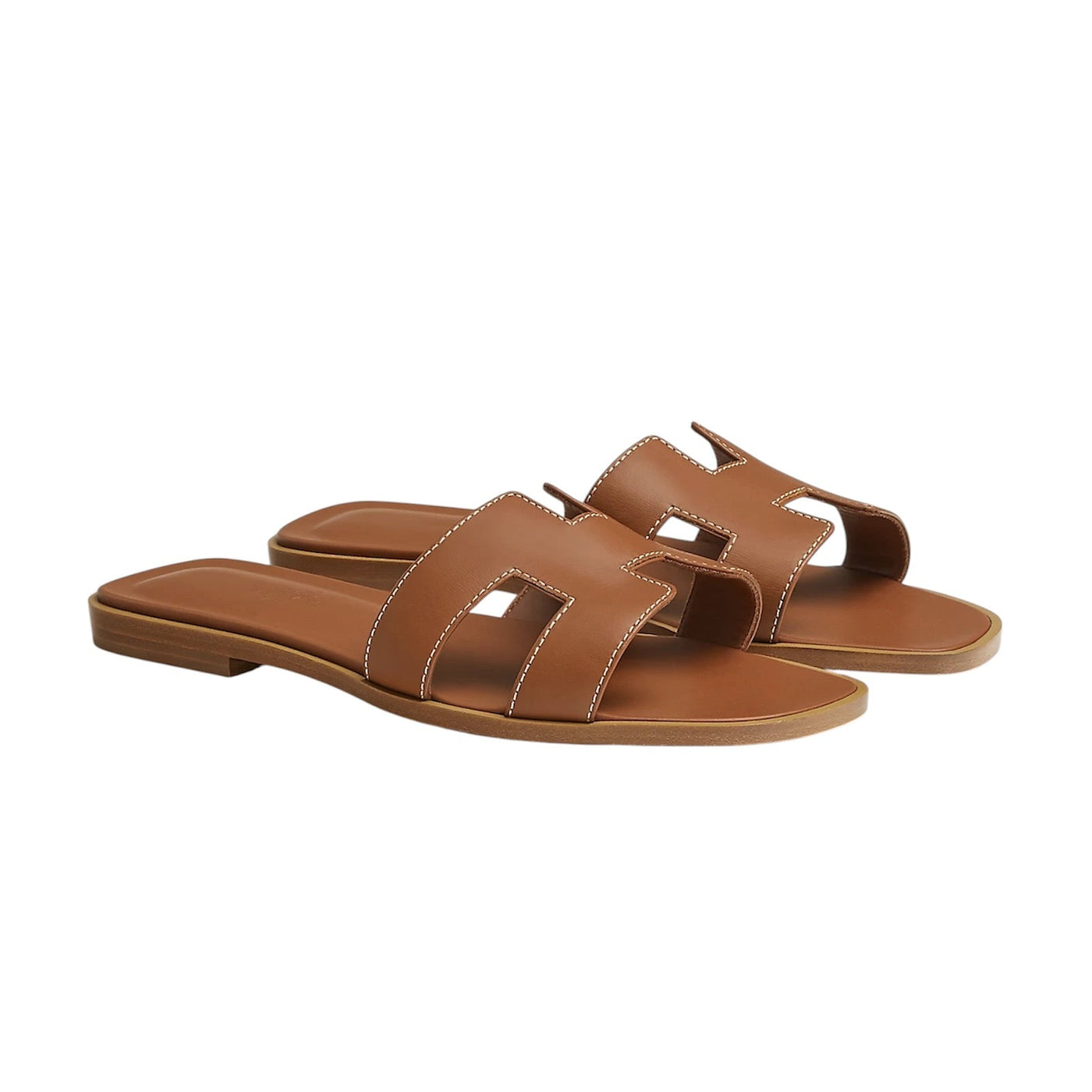 Claquettes Hermès Marron