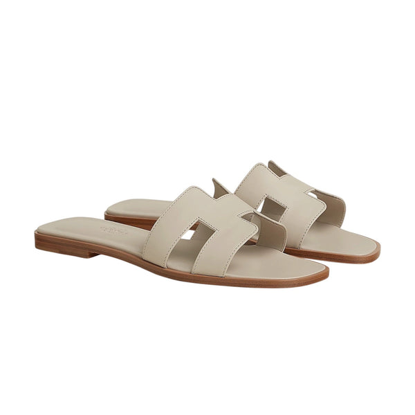 Claquettes Hermès Beige